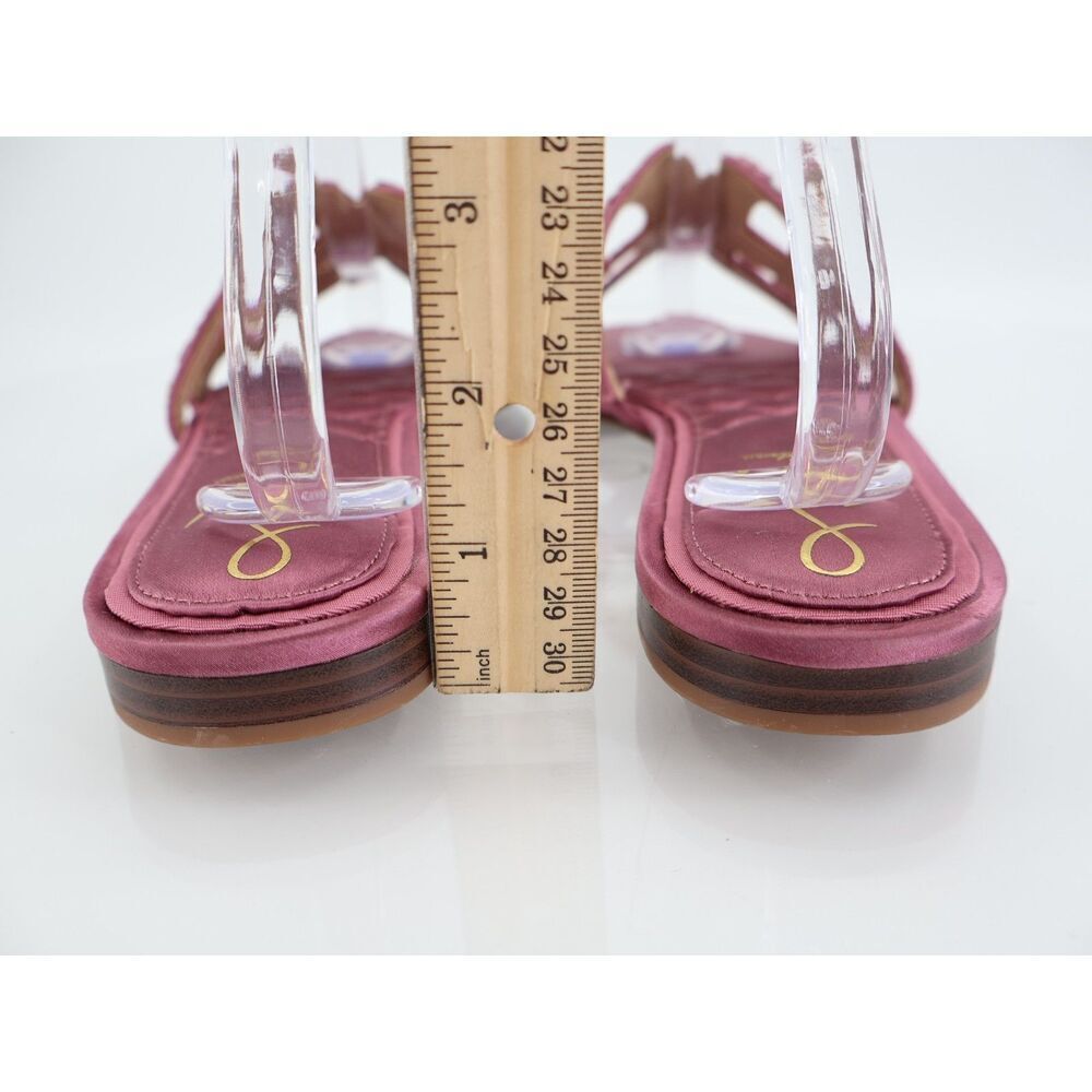 Sam Edelman Bay Glamour Sequin Slide Sandals Pink Size 11 M Fabric Slip On - Picture 5 of 11
